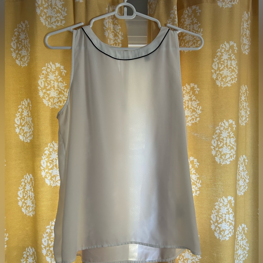 Banana republic sleeveless shell.